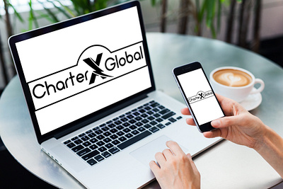 Charter X Global global logo tech logo x logo
