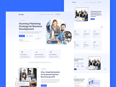 Lumio - Marketing Website Template agency website template business cms consulting creative ecommerce it agenc landing page marketing marketing agency webflow marketing template professional website seo friendly services small business user friendly web agency webflow template