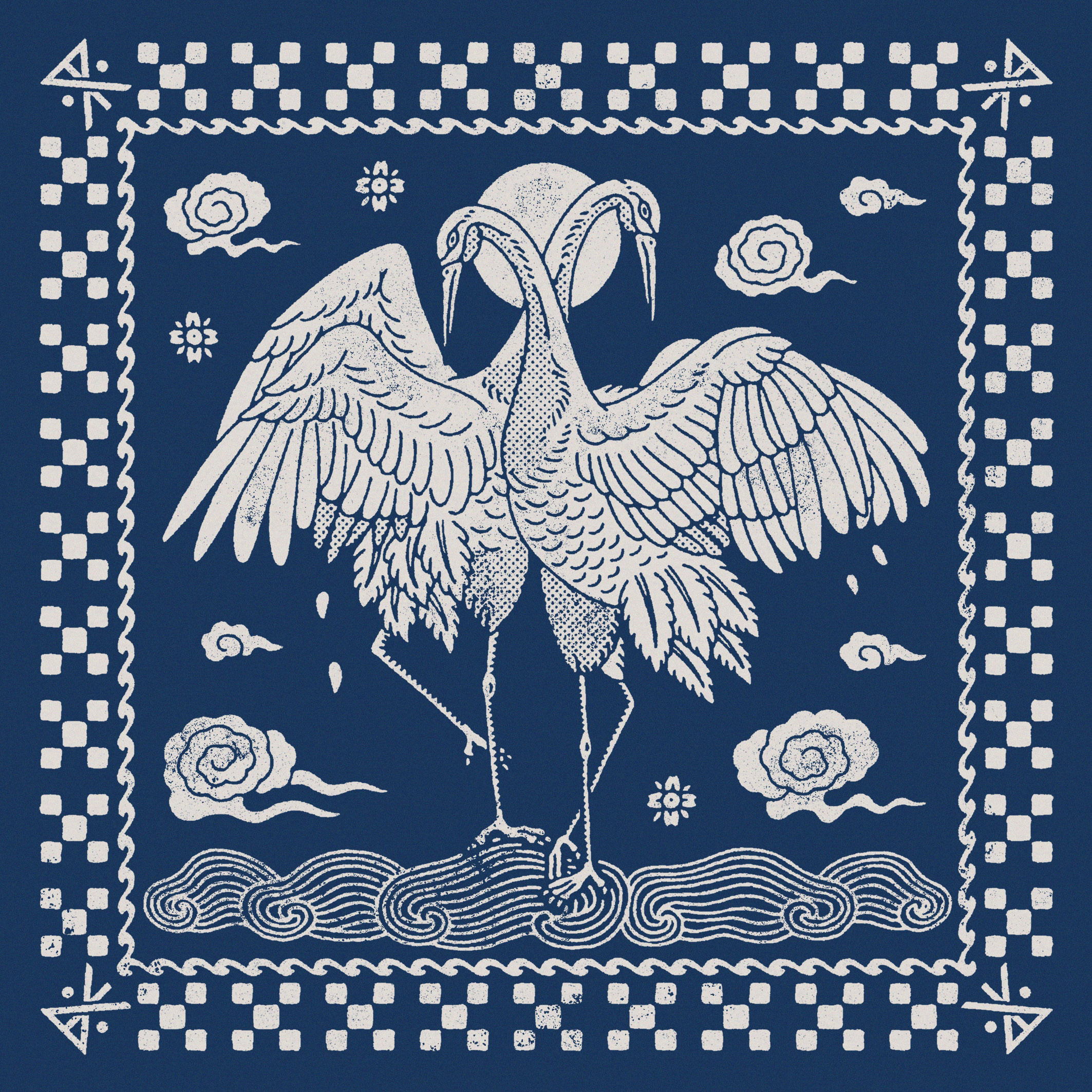 THE CRANE - ROARK artwork design graphic design handrawn illustration vintage vintage logo