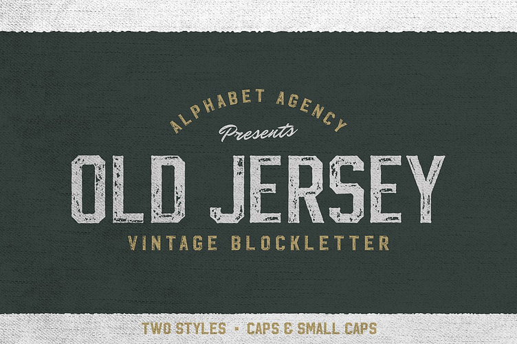 Jersey Letters Font Download