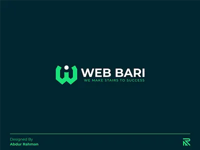 WEB BARI Tech Startup Business Logo 3d logo app icon business logo innovation lette logo logotype modernlogo tech logo techbrand techbranding techcompany techicon techidentity techinnovation techlogoexpert techstartup techstrutup logo w tech logo web logo web3