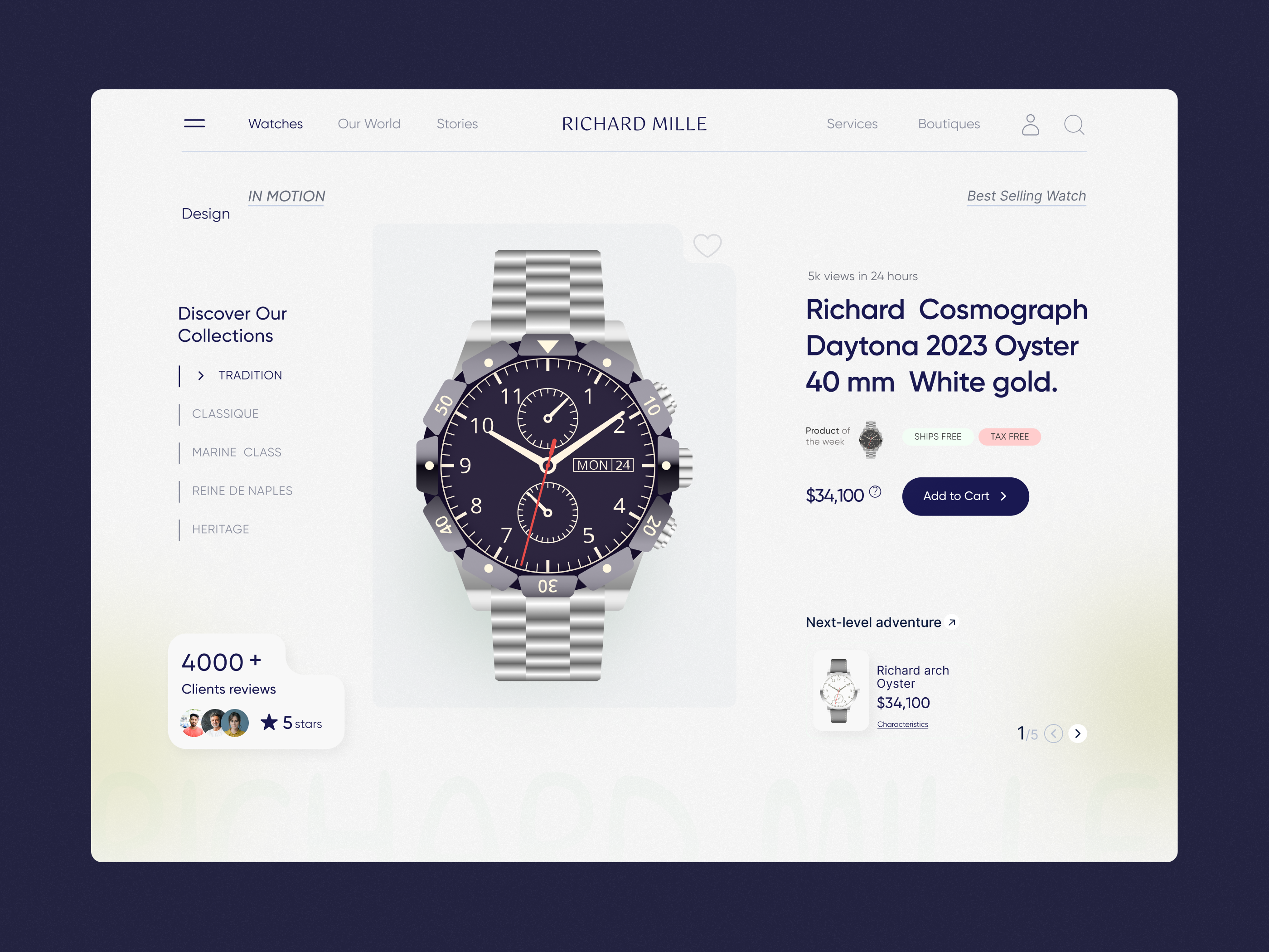 E-commerce pages 2024 app branding business e commerce landingpage online shop passion product ui watch webdesign website