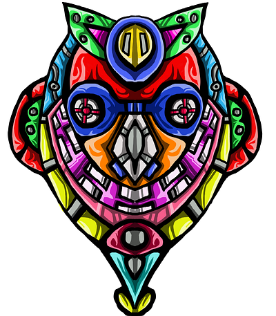 owl art branding design digitalart drawing graphic design illustration