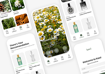 Swipe to Define Perfume animation app app interaction beauty beauty industry branding dating design experience interface mobile online perfume skincare swipe ui uiux ux