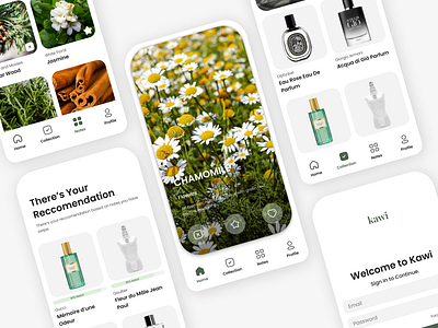 Swipe to Define Perfume animation app app interaction beauty beauty industry branding dating design experience interface mobile online perfume skincare swipe ui uiux ux