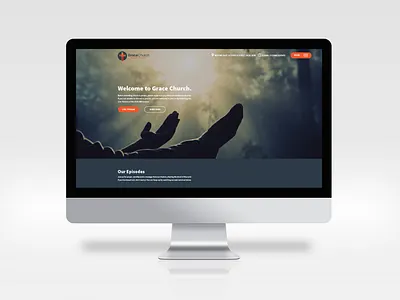Grace Church Website Design branding corporate branding corporate design digital design graphic design web design website website design