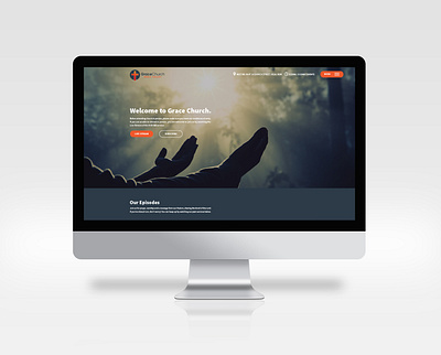 Grace Church Website Design branding corporate branding corporate design digital design graphic design web design website website design