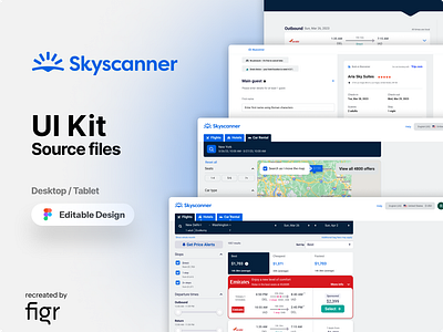 Skyscanner Web UI (Redesigned) booking design figma flights hotels kayak kit landing page leisure map product rental skyscanner stay tickets travel ui ux user interface vacation website