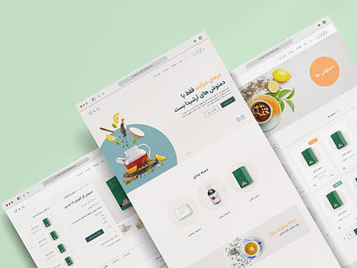 Herbal Tea Website UI Design herbaltea ui uiux ux websitedesign