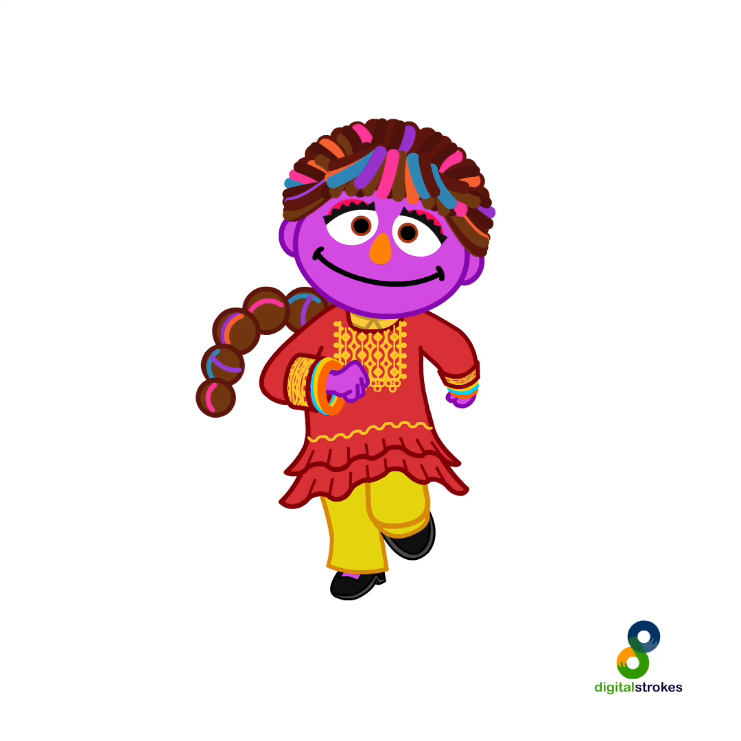 Sesame Street 2d Skip run by Ma Carla Cayetano on Dribbble