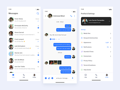 Mobile Chat Application app design app ui ux app ui ux design chat app ios app design messaging app mobile mobile app mobile app design mobile app ui ux mobile design mobile desiogn product design ui ux user experience design ux research uxdesign