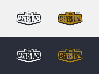 The Eastern Line badge graphic design logo merch