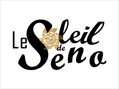 Le Soleil de Seno - Newspaper branding layout logo newspaper preprint print printed media