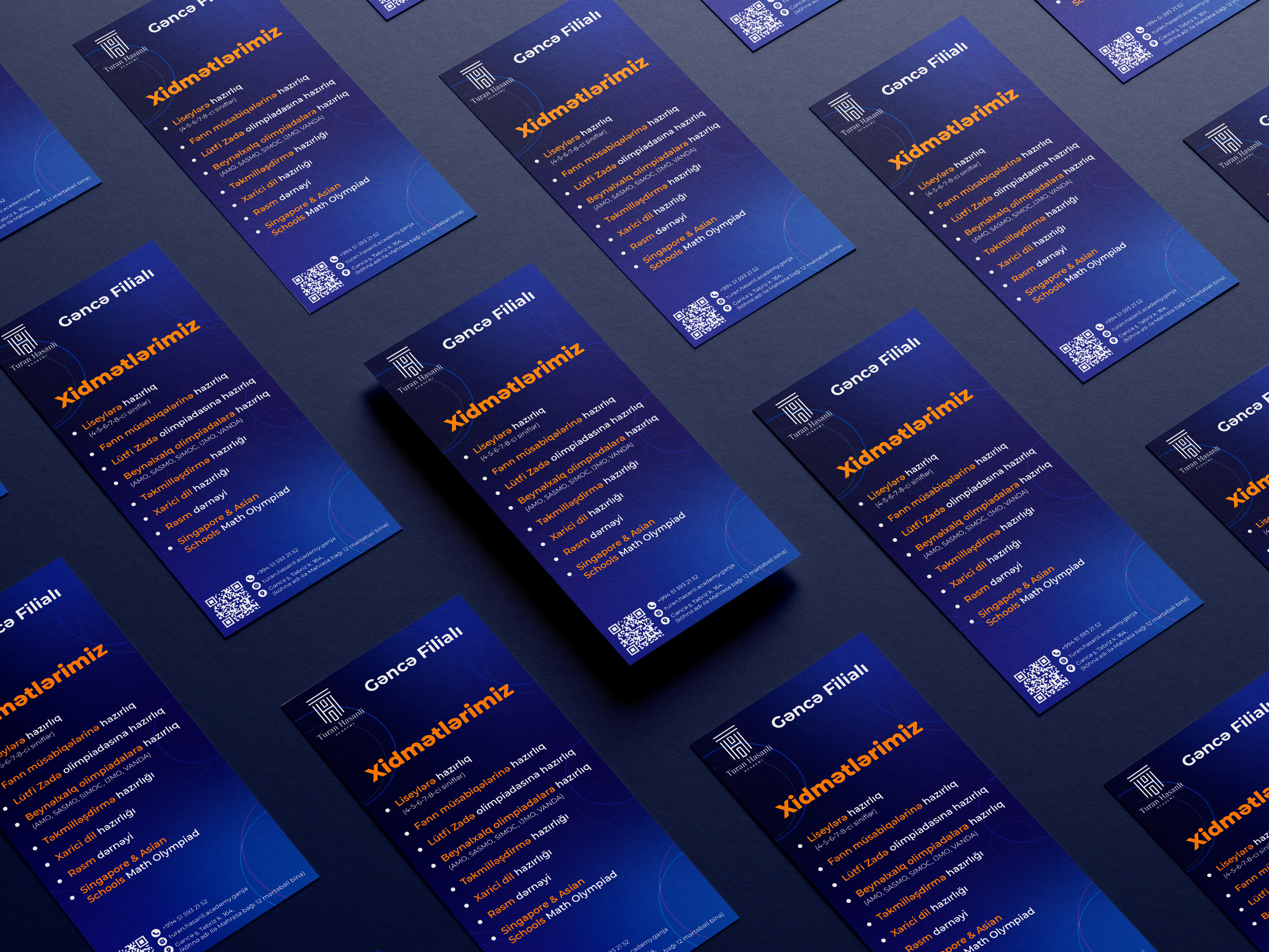 Turan Hasanli Academy - Flyer Design adobe illustrator adobe photoshop flyer graphic design print