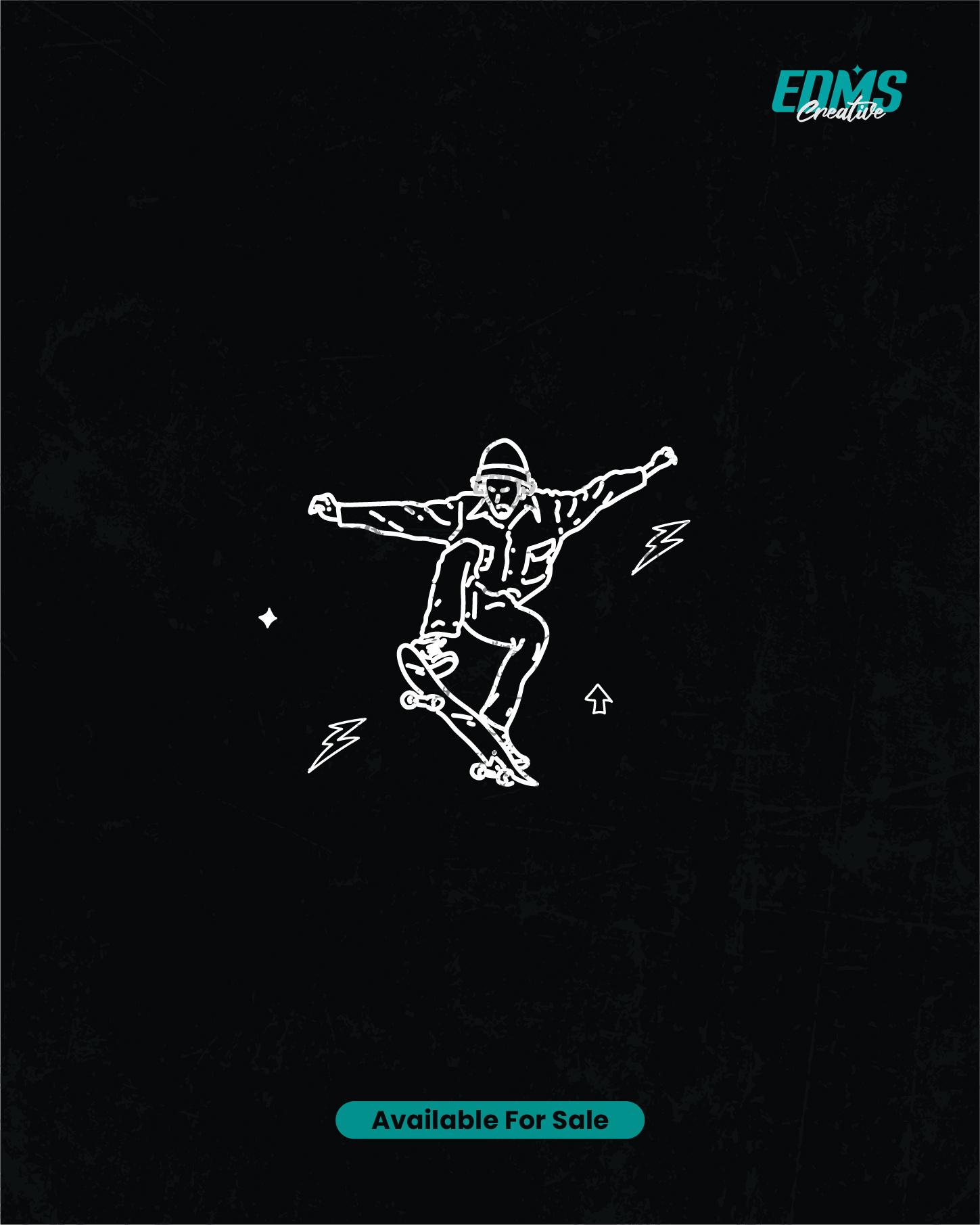 Line Skateboard T-shirt Design adobe illustrator artwork clothing design design for sale graphic design illustration line art simple fashion skate skate board skate sport streetwear tshirt design tshirt designer