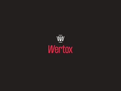 Wertox logotype brand branding graphic design icon illustration logo typography vector