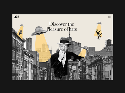 The Man in the hat. Website animation animation branding motion graphics ui web design website