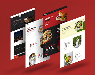 The Foodlines Website Design 3d animation branding graphic design logo motion graphics ui website website design