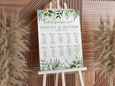 Wedding Seating Chart Design graphic design print design seating chart design wedding wedding seating chart