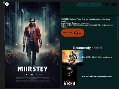 movie streaming landing page uidaily 003