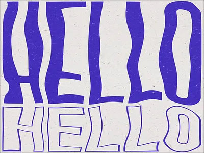 Hello from Ae🌊 2d 2d animation adobe after effects animation blue hello lettering logo loop motion motion design motion graphics smooth animation text type typography
