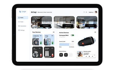Smart Home - Monitoring Dashboard dailyui dailyuichallenge design interaction monitoring ui uidesign
