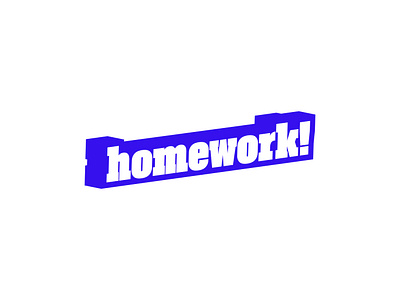 homework! Logotype branding font graphic design lettering logo logo design logotype purple school