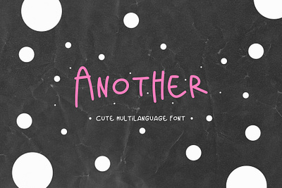 The Another cute font child craft font font halloween handmade font handwritten font kids november font okshutypeco playful sale bundle script