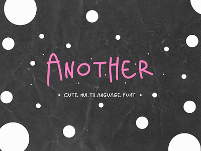 The Another cute font child craft font font halloween handmade font handwritten font kids november font okshutypeco playful sale bundle script