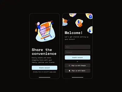 Sign Up - DailyUI #001 dailyui mobile sign up ui