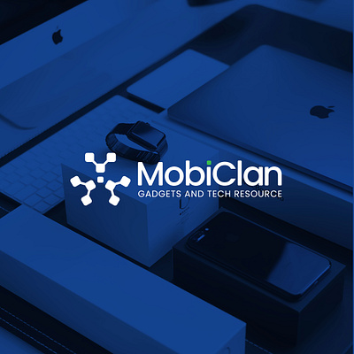Logo Design for MobiClan gadget logo design logo design tech logo design