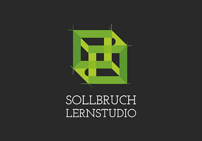 Graphic Logo Design Sollbruch Beratungsbüro abstract logo branding complex logo corporate design corporate identity cube escher esque graphic design identity logo logo design sketchy logo