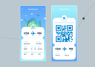 Boarding Pass boardingpass dailychallenge dailyui