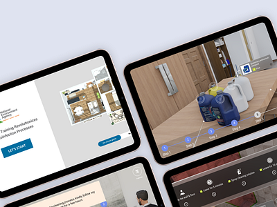 NEA - VR Training Revolutionizes Disinfection Processes design experience design product ui ux vr