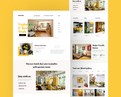 Hotel Booking Landing Page accommodation booking booking app holiday homepage hotel hotel app hotel booking hotel branding hotel website landing page luxury reservation resort tour tourist travel travel agency uiuxdesign vacation