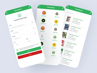 Empower Your Farm - Introducing FeedBazaar Your Online Agro Pro agroproducts ecommerce farmsupplies interactiondesign onlinestore productcatalog productdesign userexperience