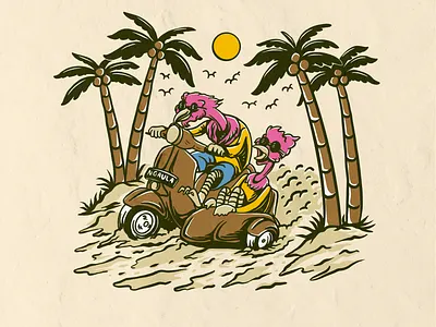 FLAMINGO VACATION ocean