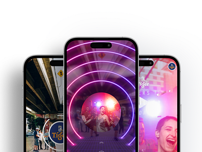Tiger Beer - AR Campaign ae design mixedreality ui ux