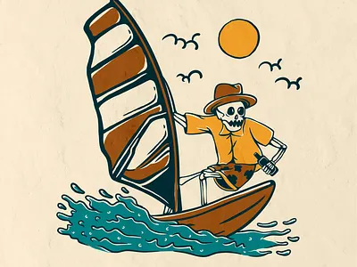 ENJOY THE SURF hipster