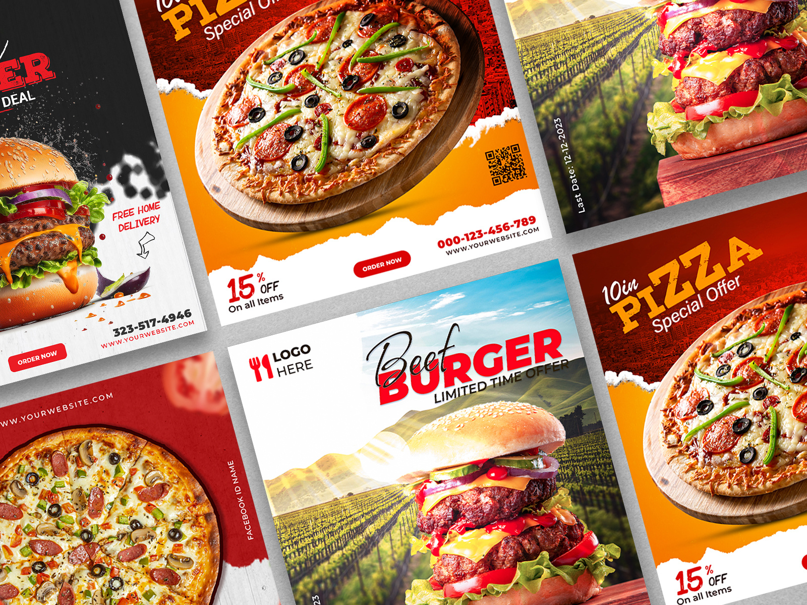 Fast Food Social Media Post Design By Graphic Panda On Dribbble