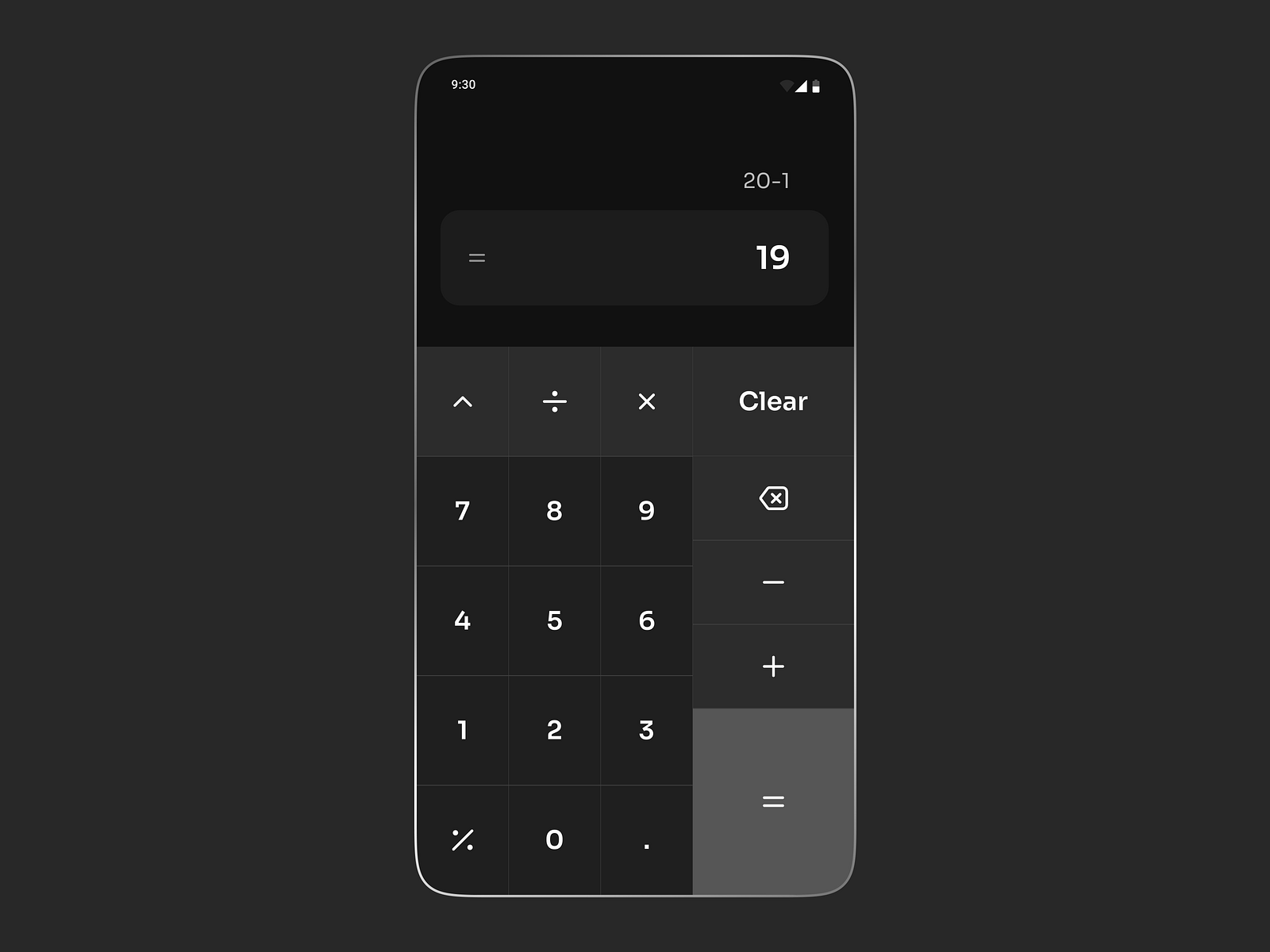 Calculator App UI Design | Mobile Calculator App Design by Vikas ...