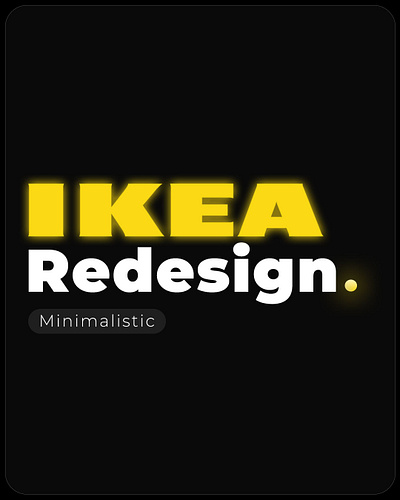 IKEA logo redesign. branding graphic design logo ui