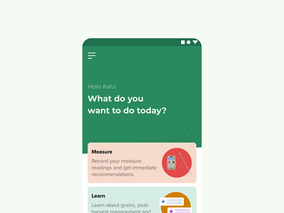 Grainmate mobile app africa agritech app design farmers mobile ui ux