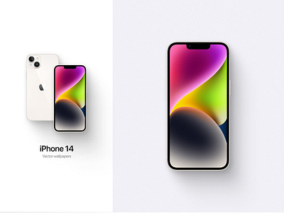 iPhone 14 - Vector wallpapers design figma ui