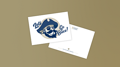 Charleston Southern Notecard Series branding buccaneer college concept design graphic design illustration notecard pirate print design stationary university vector