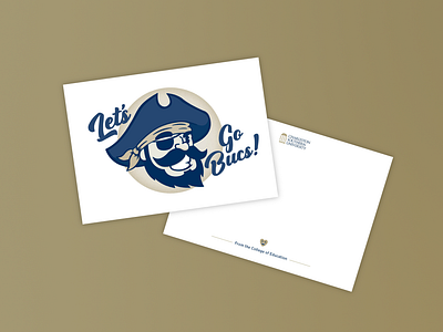 Charleston Southern Notecard Series branding buccaneer college concept design graphic design illustration notecard pirate print design stationary university vector