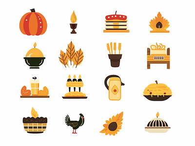 Thanksgiving Icons - Symbols of Gratitude and Celebration festive emblems festive graphics gratitude and celebration holiday decorations holiday illustrations icon set seasonal artwork seasonal graphics thanksgiving day thanksgiving icons thanksgiving mood thanksgiving spirit thanksgiving symbols thanksgiving traditions togetherness