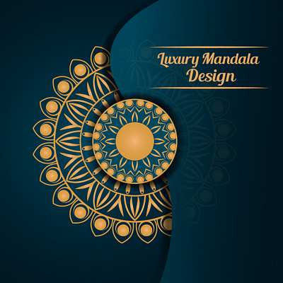 Luxury Mandala Design bg vect byzed ahmed graphic design graphic designer luxury luxury madala luxury mandala mandala design mandala template