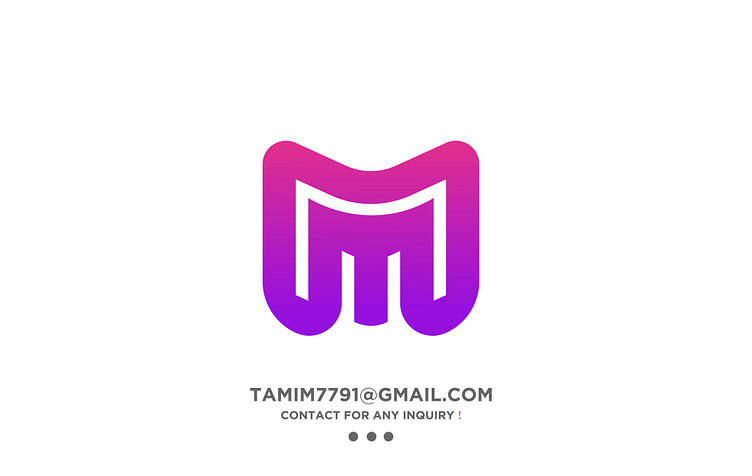 M Colorful Logo Mark By Mahamud Hasan Tamim On Dribbble