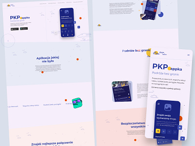 OnePage Website PKP.appka design dev style gradients colors homepage landing landing page landing page design landing page ui light mode landing page site ui uidesign uiux userinterface web design web page web site website